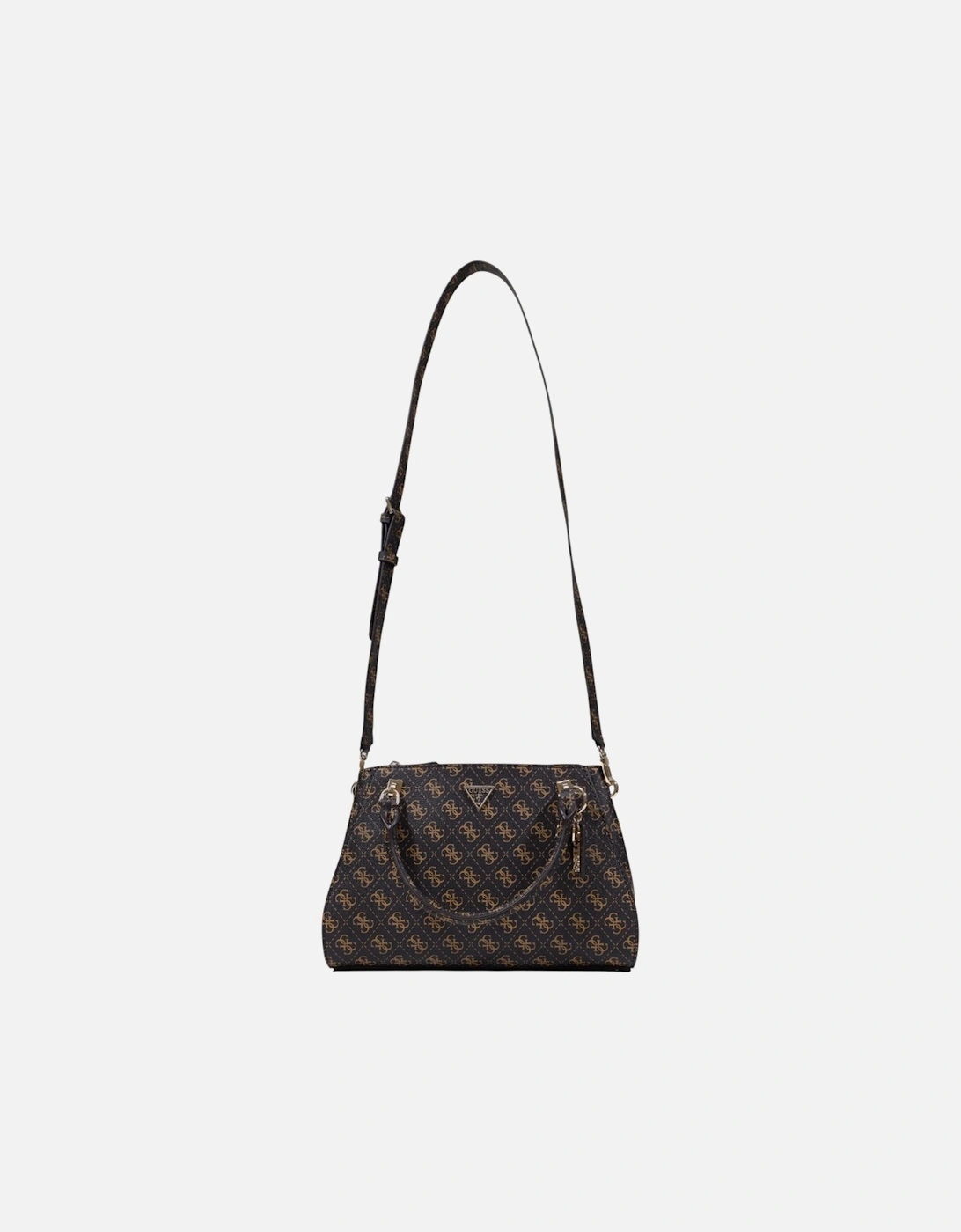 Handbag with Shoulder Strap and Print Women - Brown Bags, 4 of 3