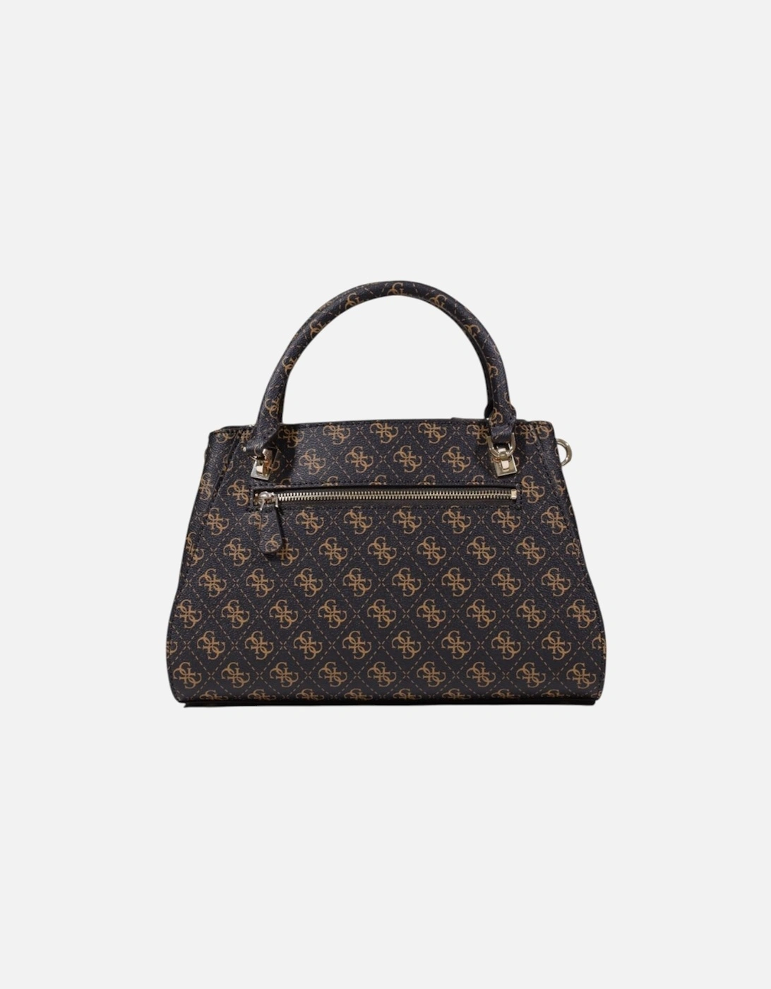 Handbag with Shoulder Strap and Print Women - Brown Bags