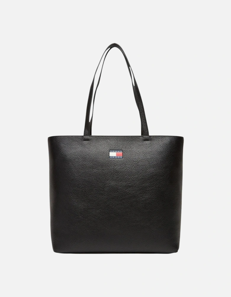 Handbag with Zip and Inside Pockets Women - Black Bags