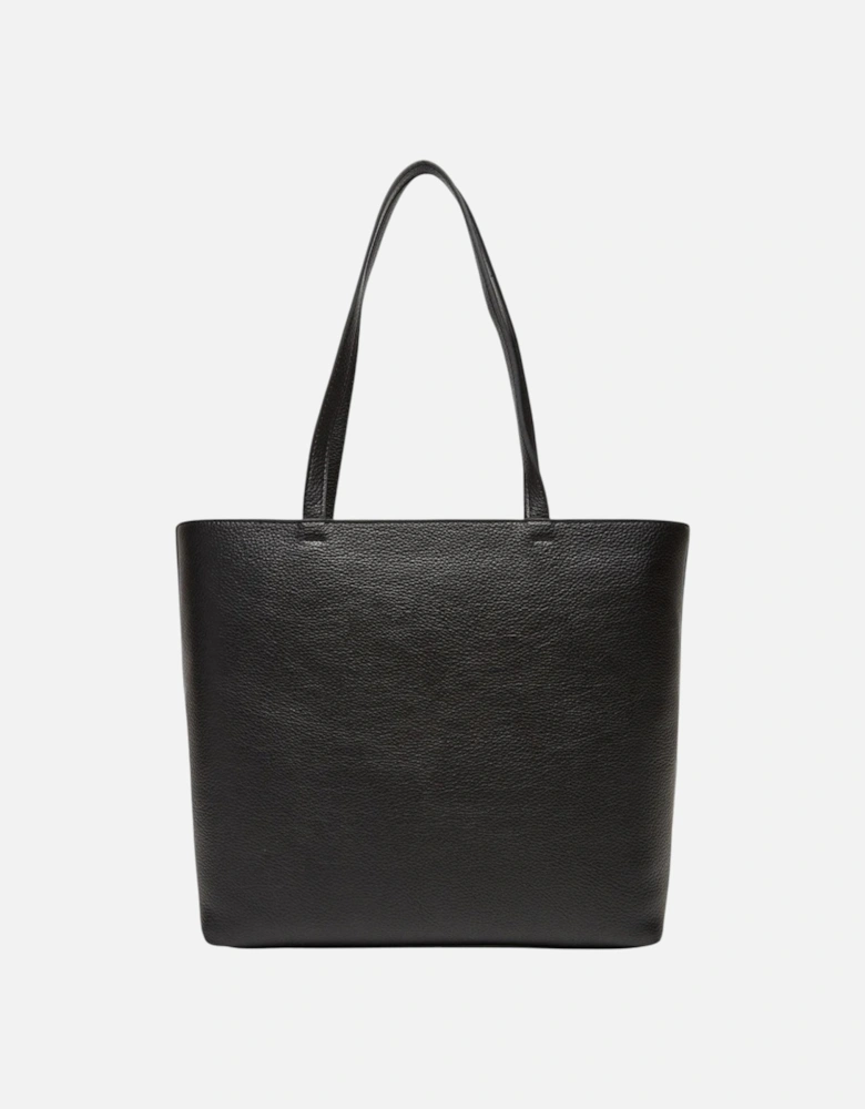 Handbag with Zip and Inside Pockets Women - Black Bags