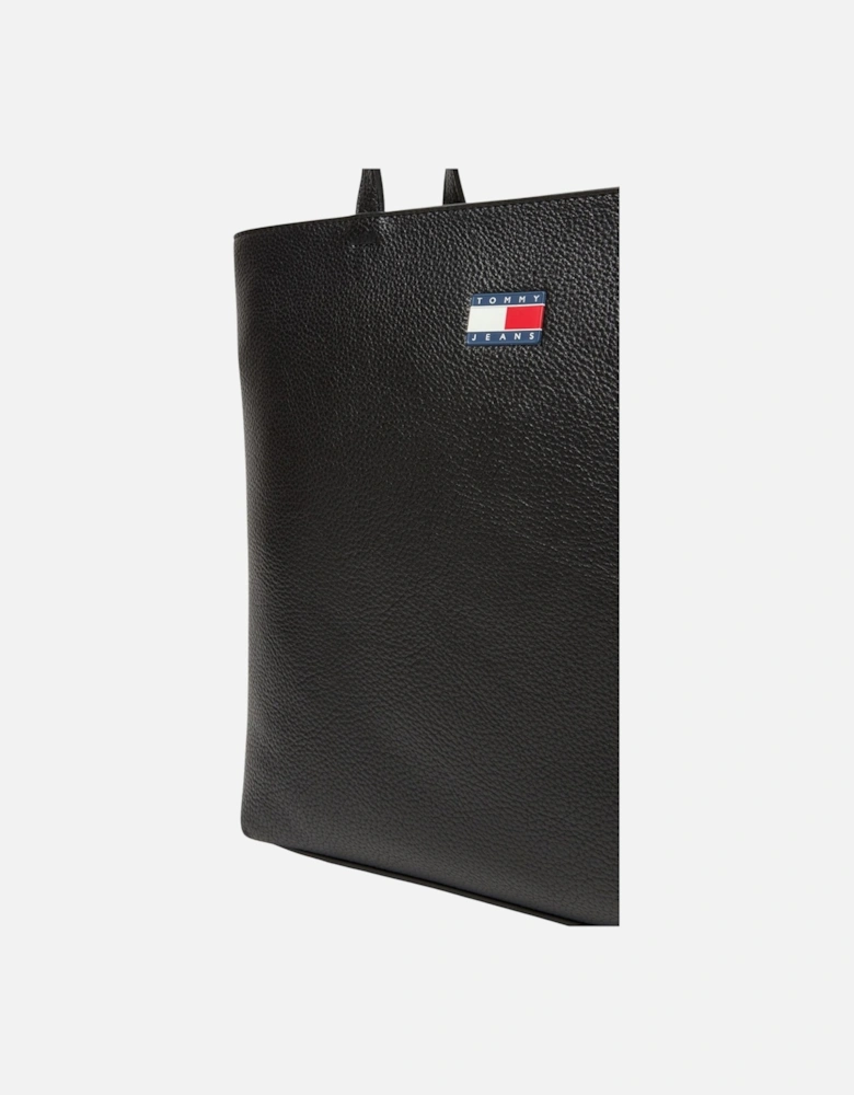 Handbag with Zip and Inside Pockets Women - Black Bags