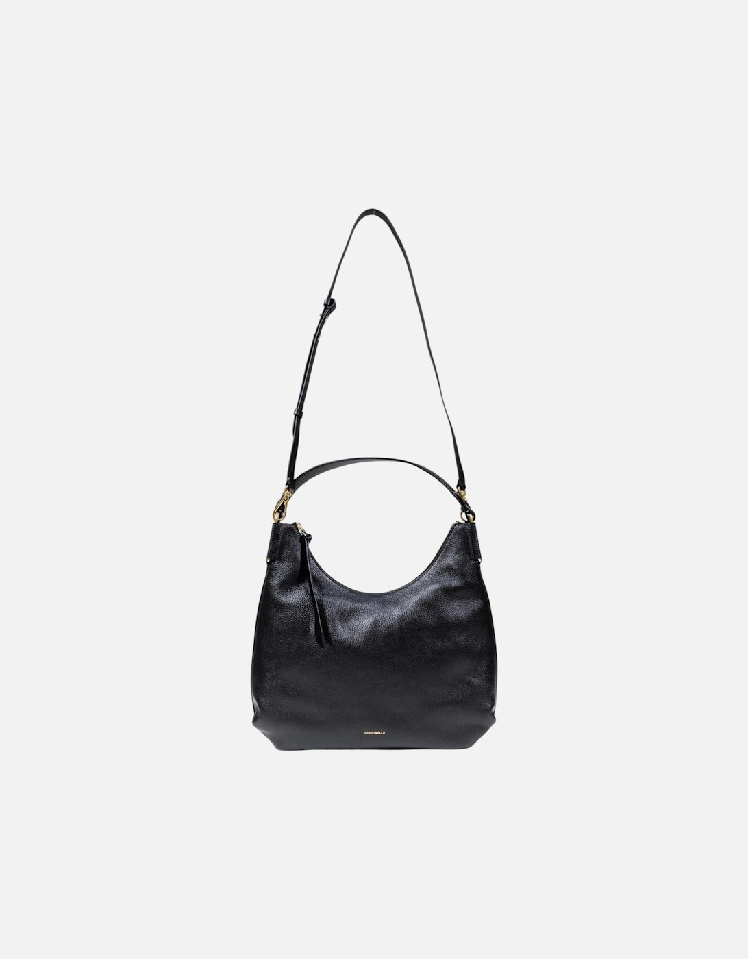 Leather Handbag with Shoulder Strap Women - Black Bags, 4 of 3