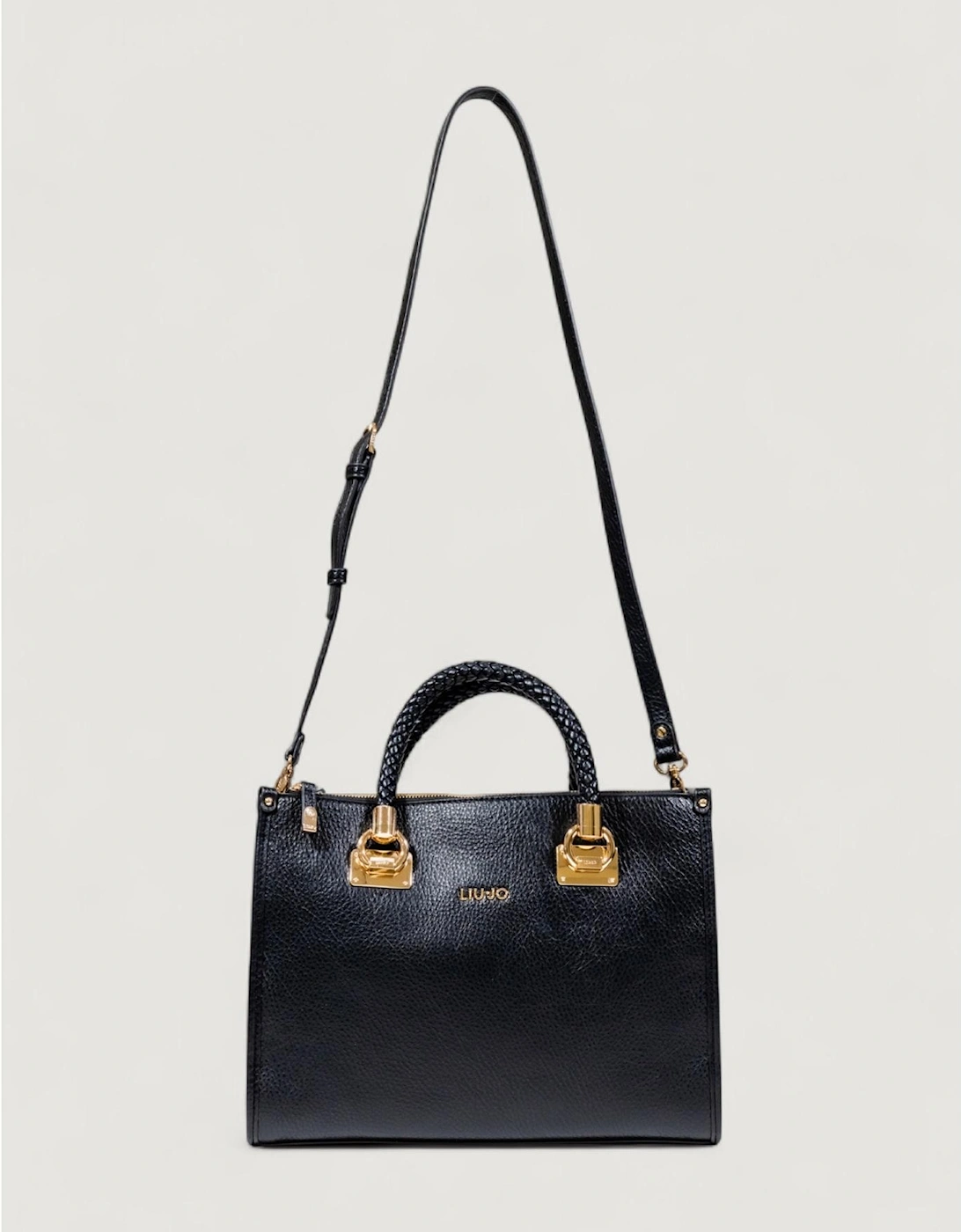 Handbag with Shoulder Strap and Zip Fastening Women - Black Bags, 4 of 3