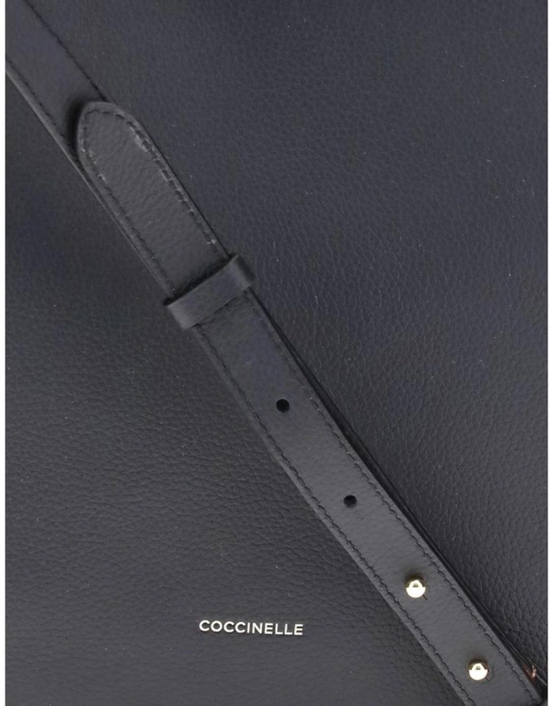 Versatile Sun Up Shoulder Bag with Zip Closure Women - Black