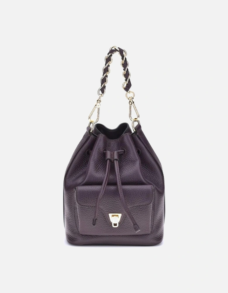 Beat Generation Bucket Bag with Plectrum Closure Women - Purple