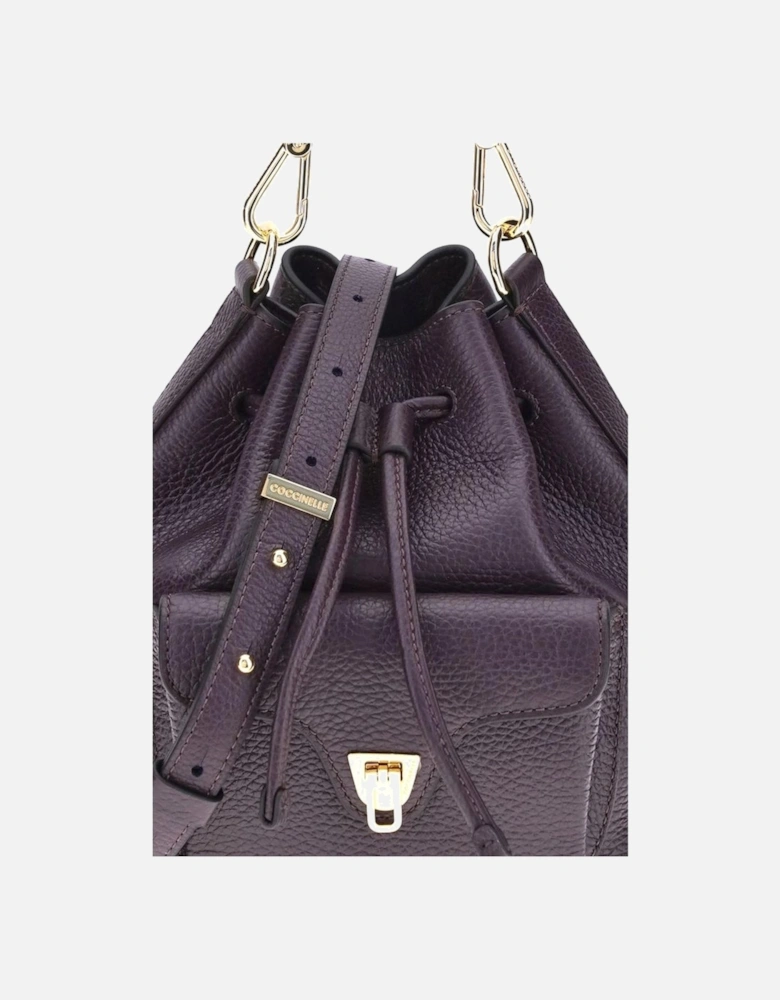 Beat Generation Bucket Bag with Plectrum Closure Women - Purple