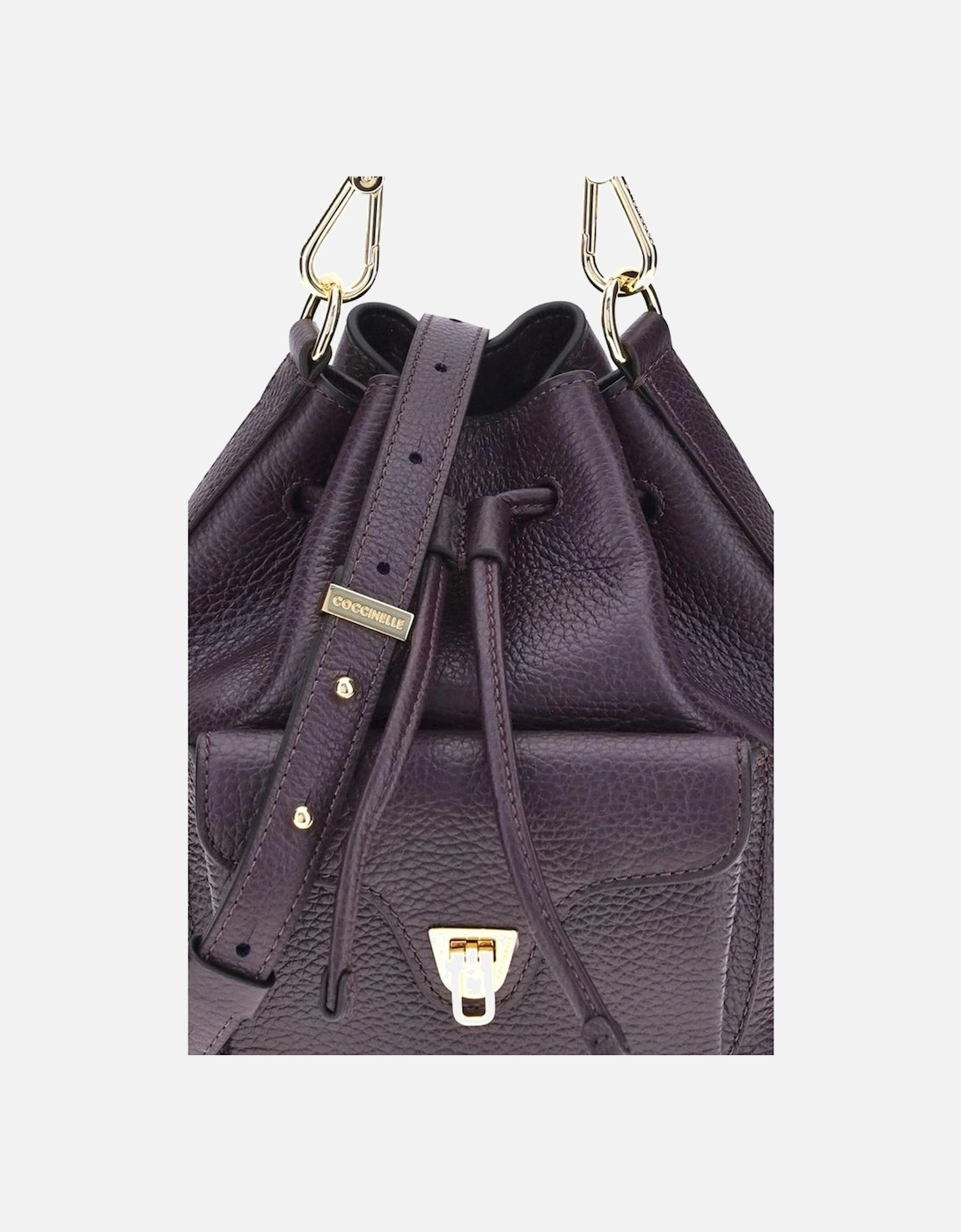Beat Generation Bucket Bag with Plectrum Closure Women - Purple