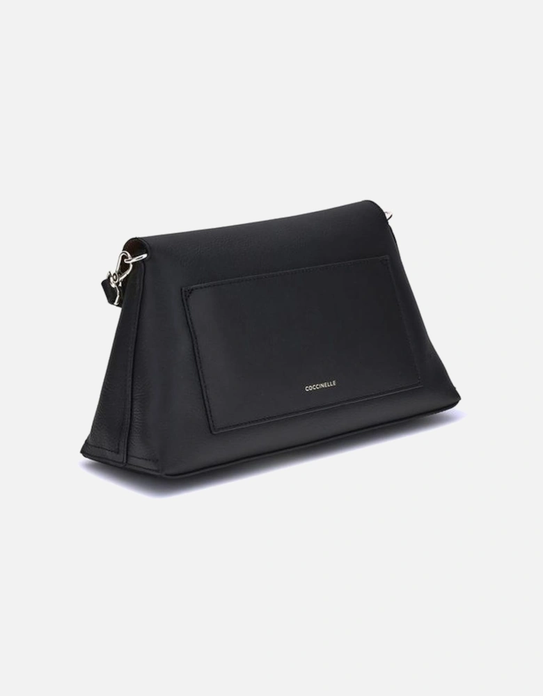 Elegant Nikla Shoulder Bag with Twist Lock Women - Black