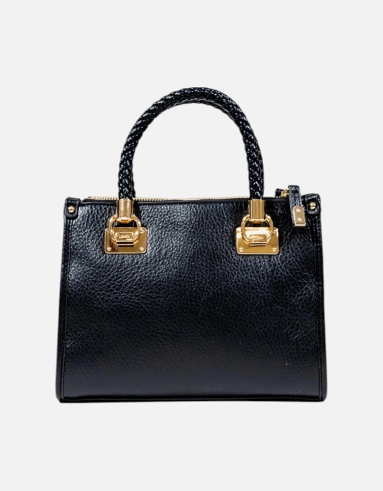 Handbag with Zip and Shoulder Strap Women - Black Bags