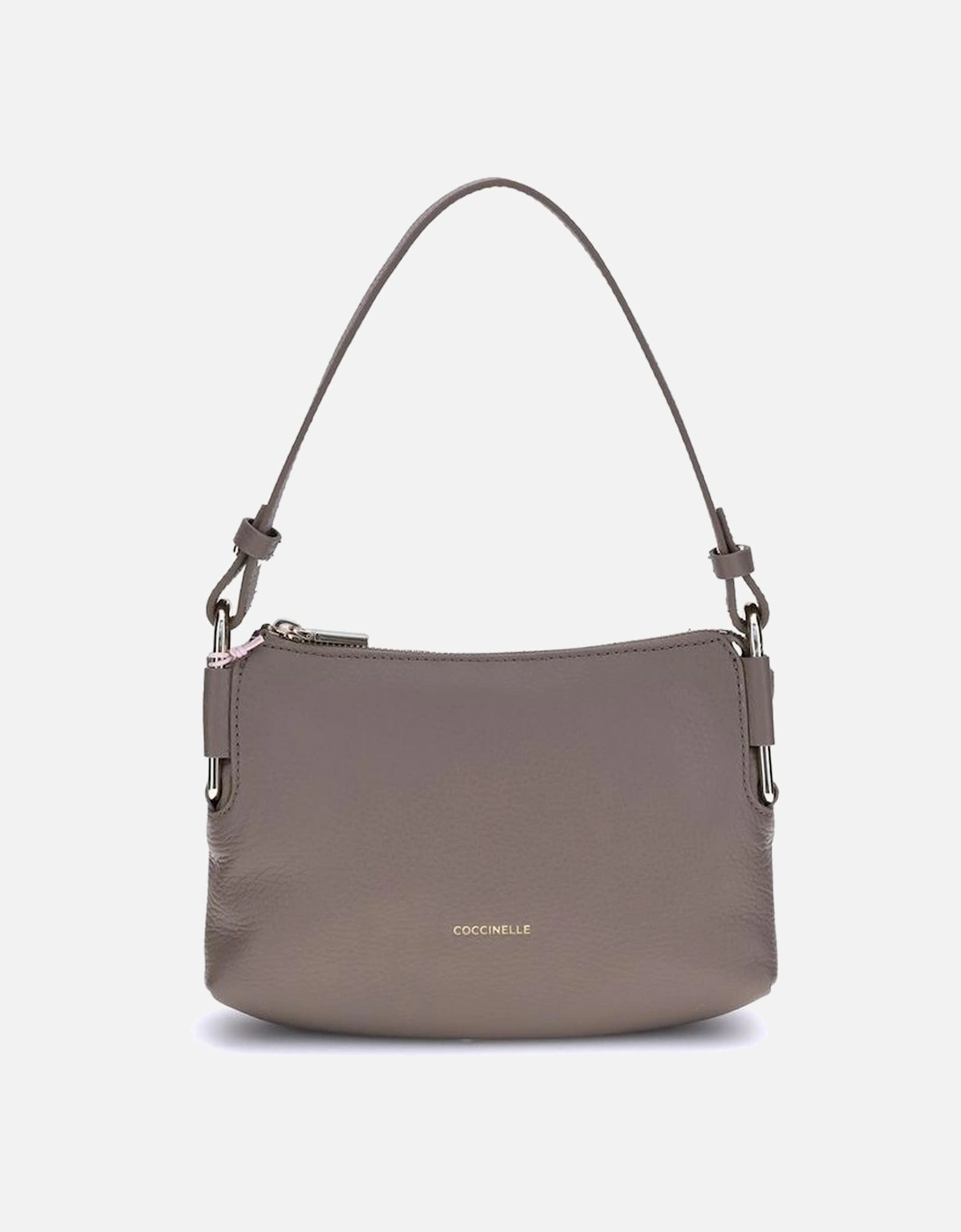 Elegant Leather Shoulder Bag with Adjustable Strap Women - Gray, 5 of 4