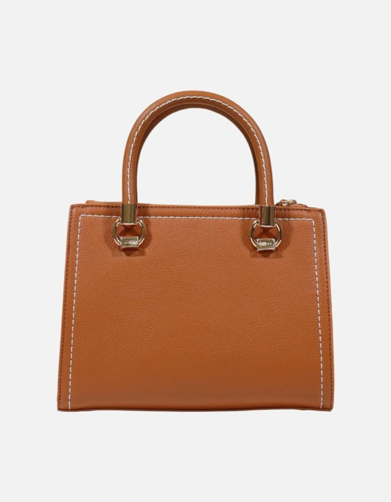 Handbag with Shoulder Strap and Zip Fastening Women - Brown Bags