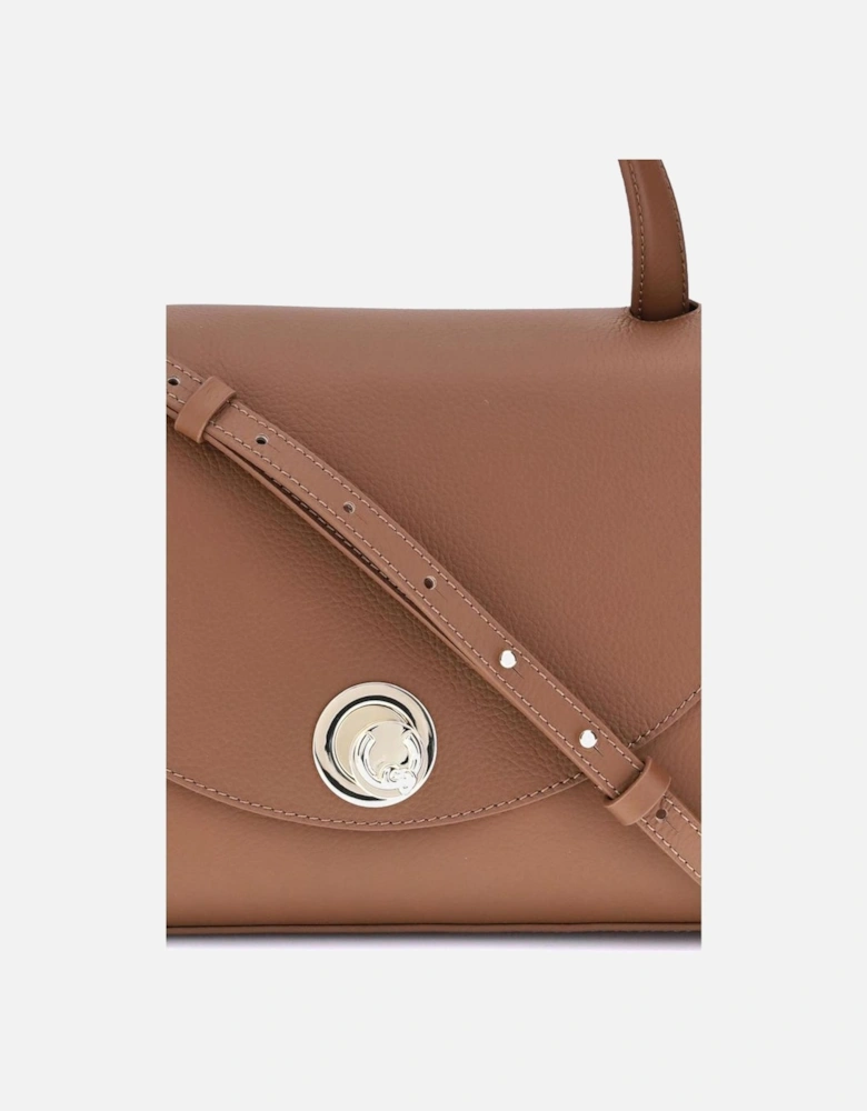 Nikla Medium Leather Shoulder Bag Women - Brown