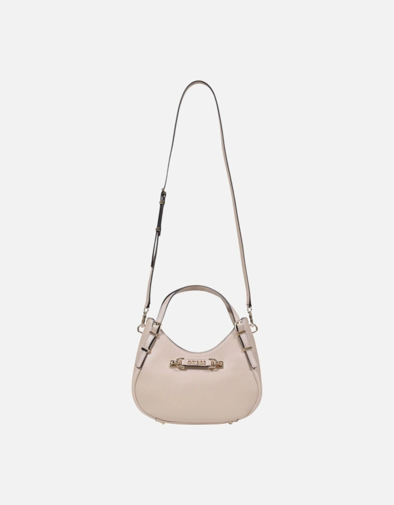 Handbag with Shoulder Strap and Multiple Pockets Women - Beige Bags