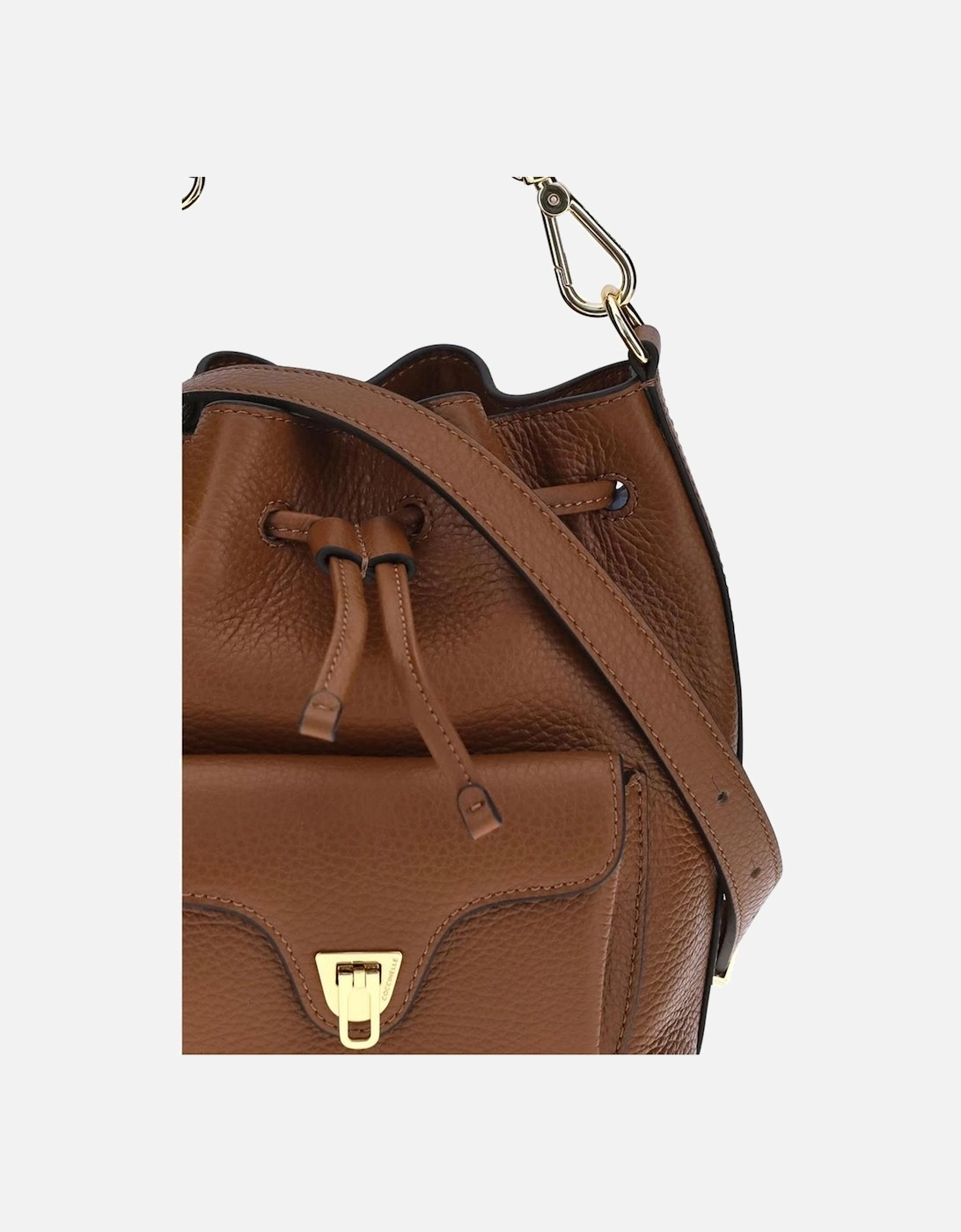 Beat Generation Bucket Bag with Plectrum Closure Women - Brown