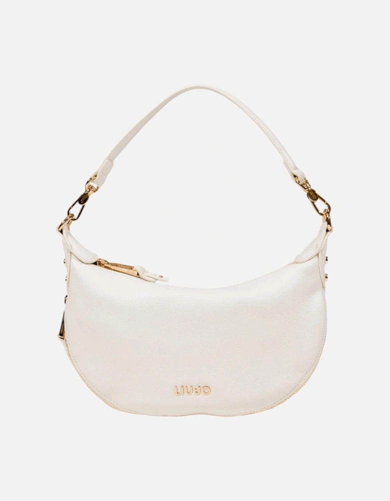 Handbag with Shoulder Strap and Inside Pockets Women - Beige Bags