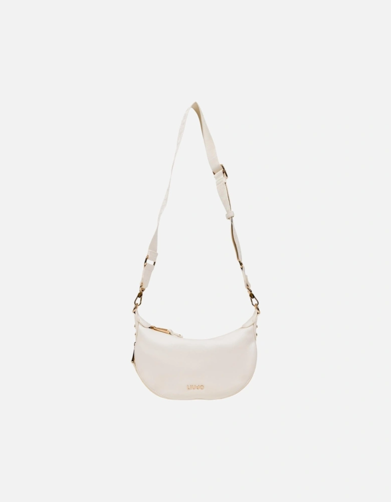 Handbag with Shoulder Strap and Inside Pockets Women - Beige Bags