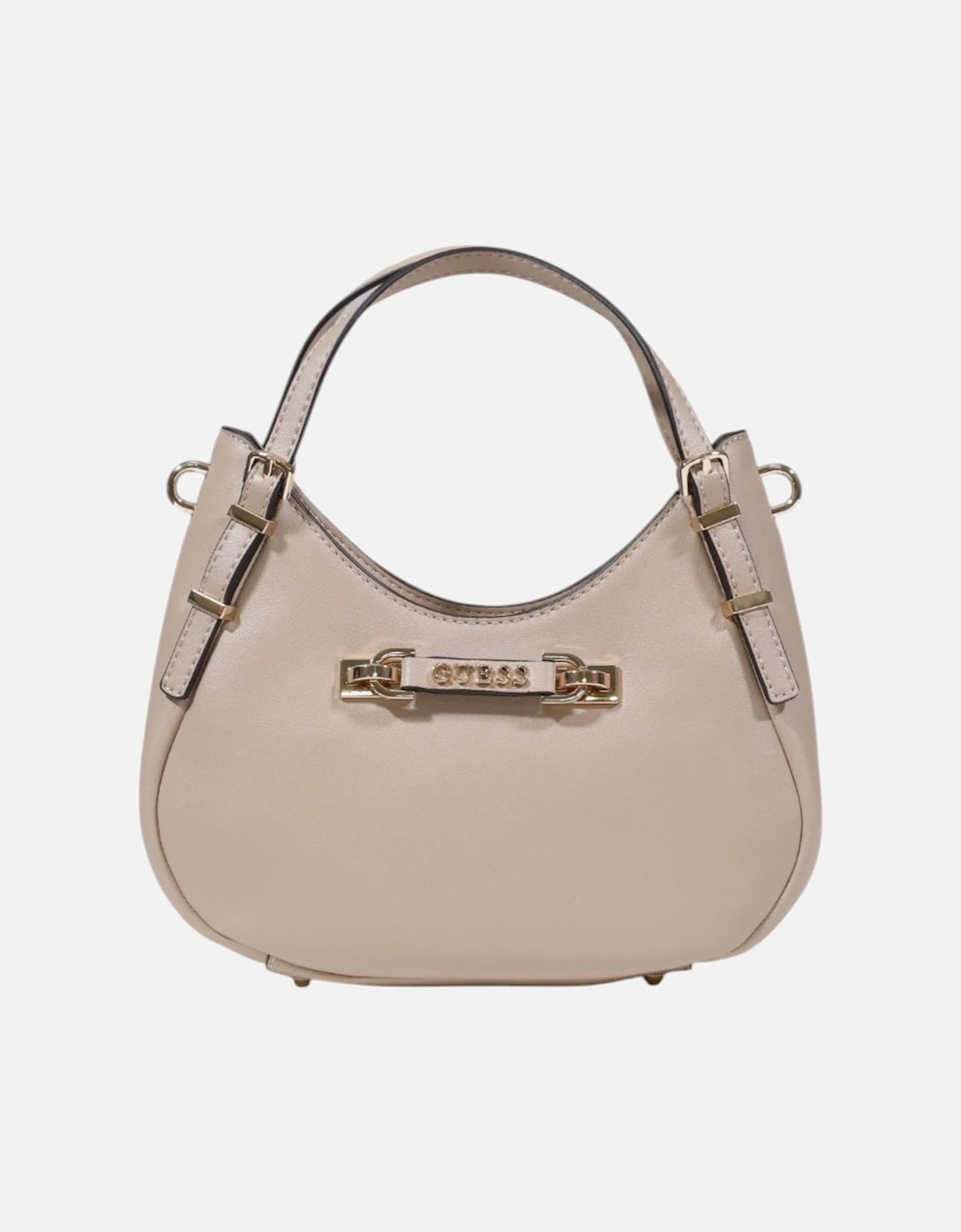 Handbag with Shoulder Strap and Multiple Pockets Women - Beige Bags