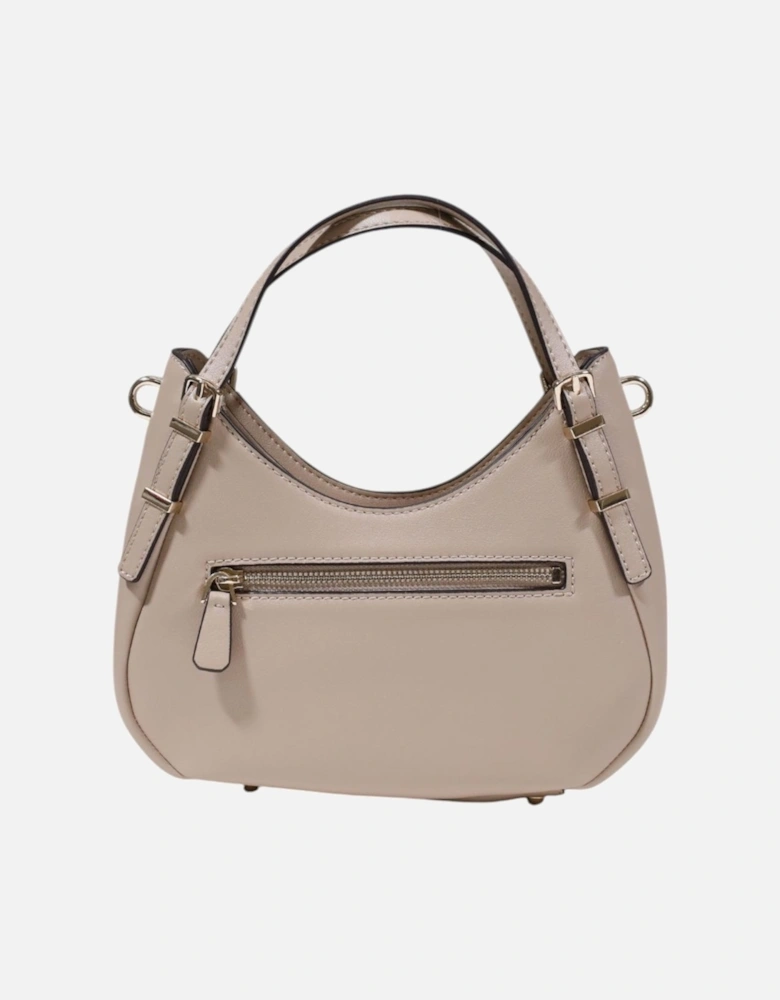 Handbag with Shoulder Strap and Multiple Pockets Women - Beige Bags