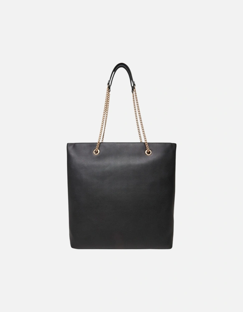 Zip Fastening Handbag with Inside Pockets Women - Black Bags