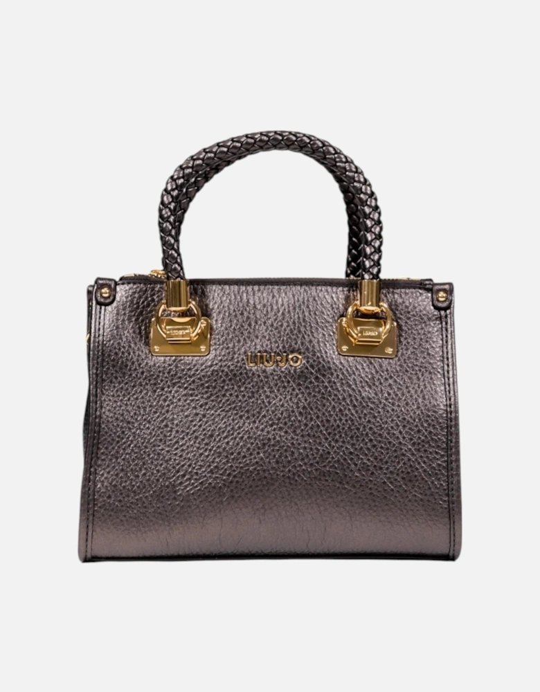 Handbag with Shoulder Strap and Zip Fastening Women - Brown Bags