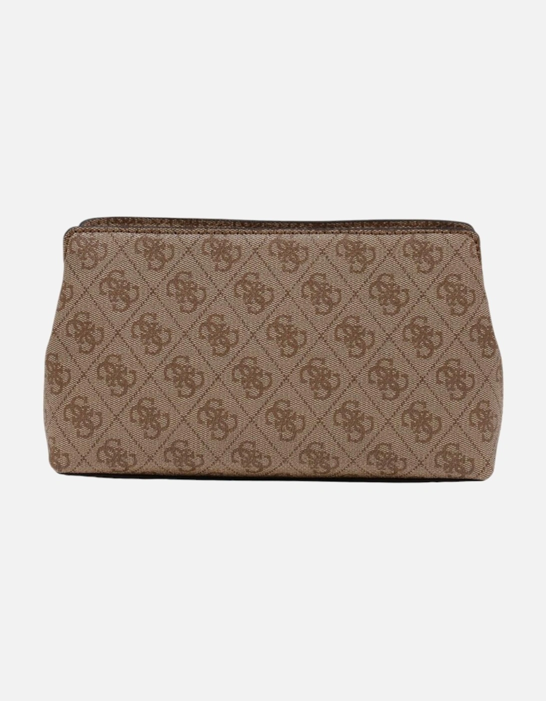 Print Shoulder Bag with Zip Closure Women - Beige