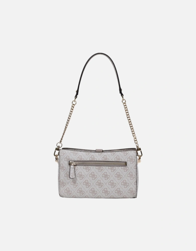 Handbag with Shoulder Strap and Inside Pockets Women - Beige Bags