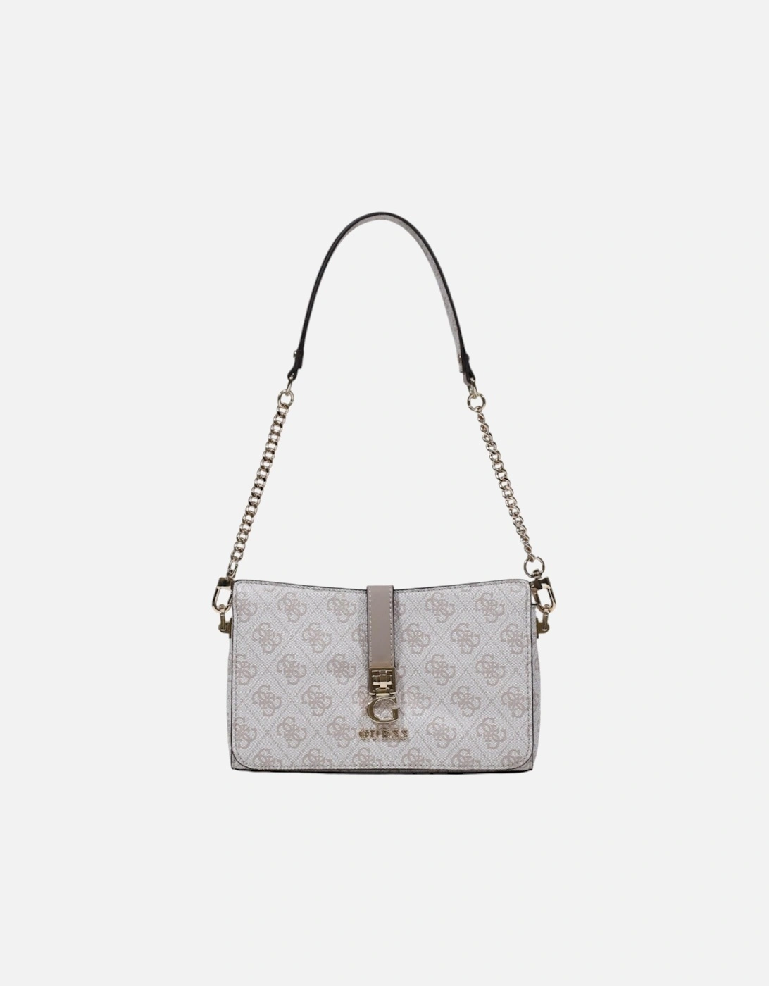Handbag with Shoulder Strap and Inside Pockets Women - Beige Bags
