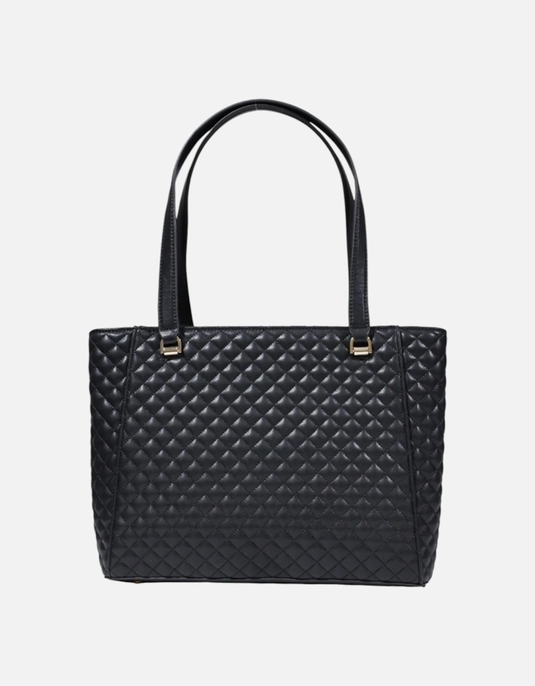 Handbag with Zip and Inside Pockets Women - Black Bags