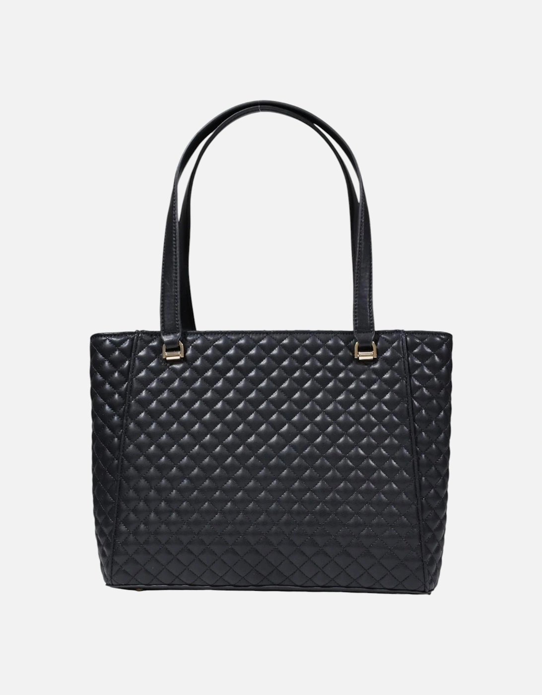 Handbag with Zip and Inside Pockets Women - Black Bags