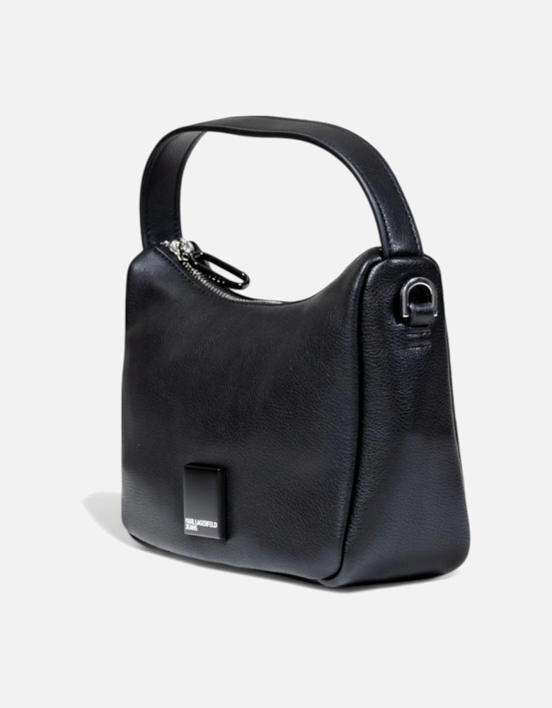 Handbag with Shoulder Strap and Inside Pockets Women - Black Bags