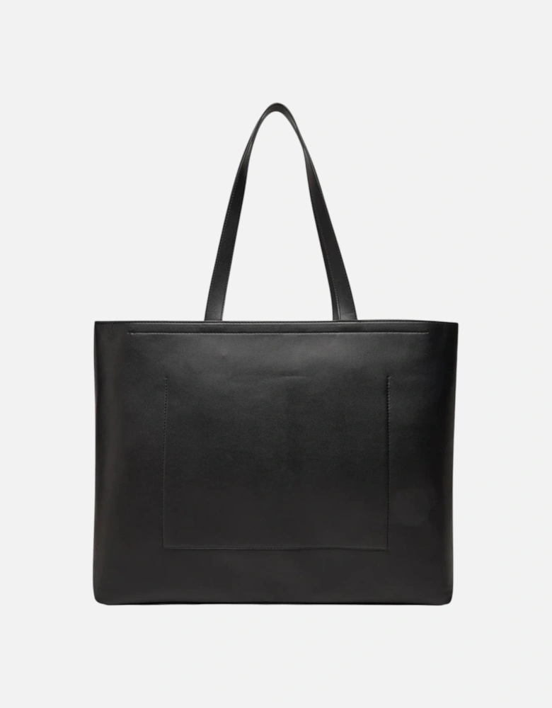 Handbag with Zip and Inside Pockets Women - Black Bags