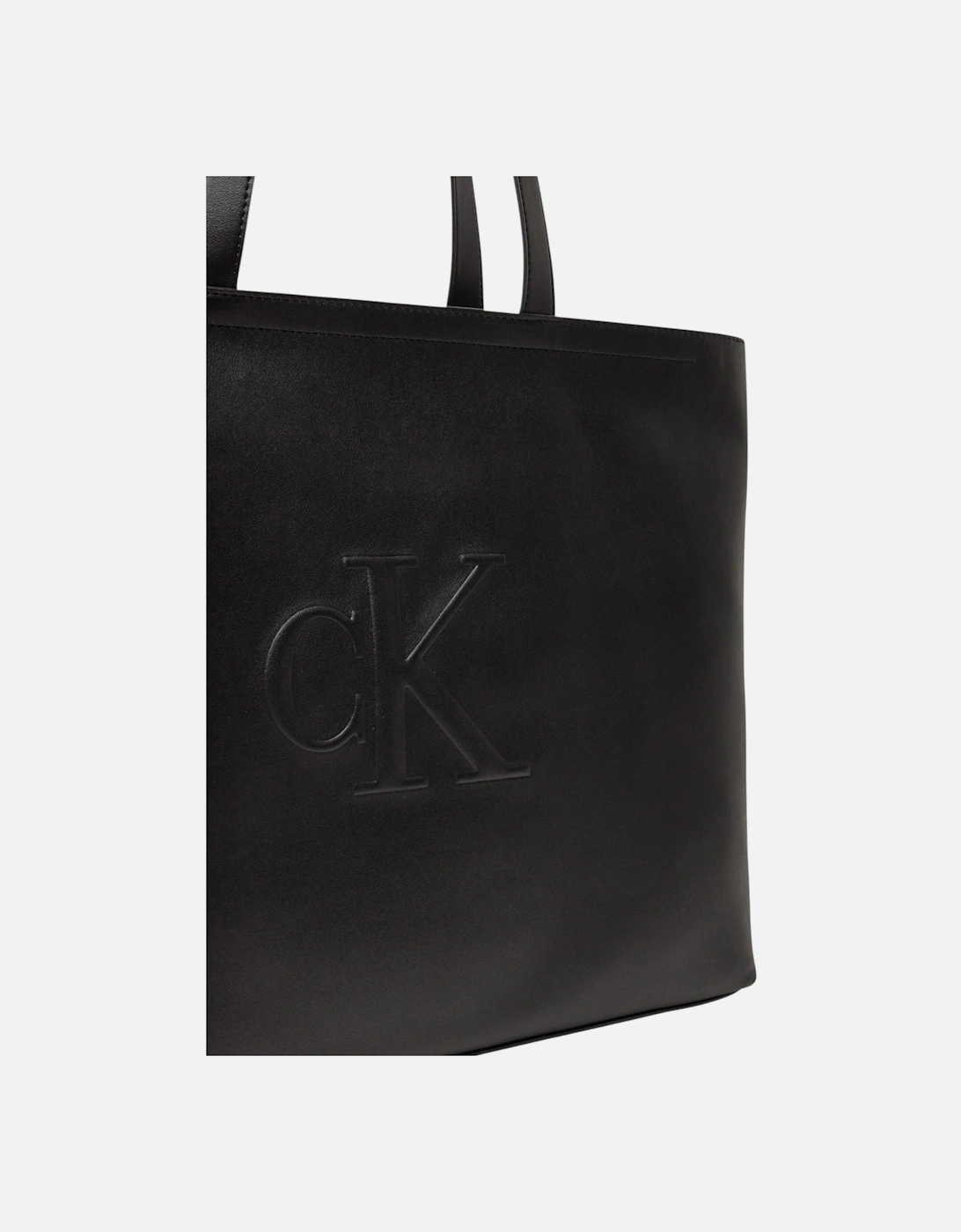 Handbag with Zip and Inside Pockets Women - Black Bags