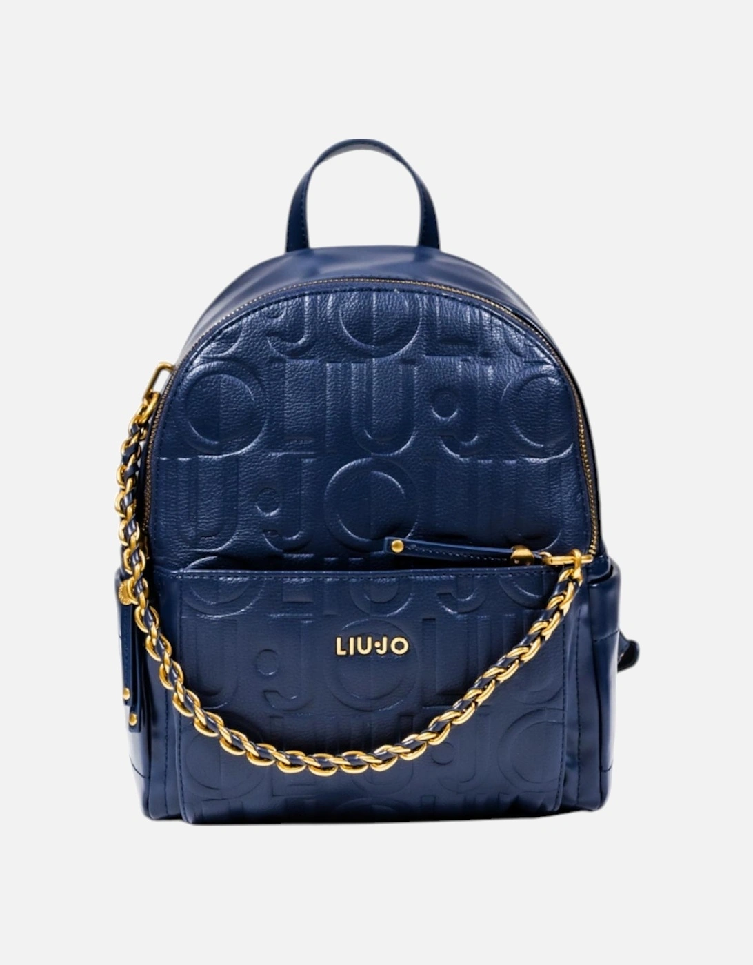 Rucksack with Zip and Multiple Pockets Women - Blue Bags, 4 of 3