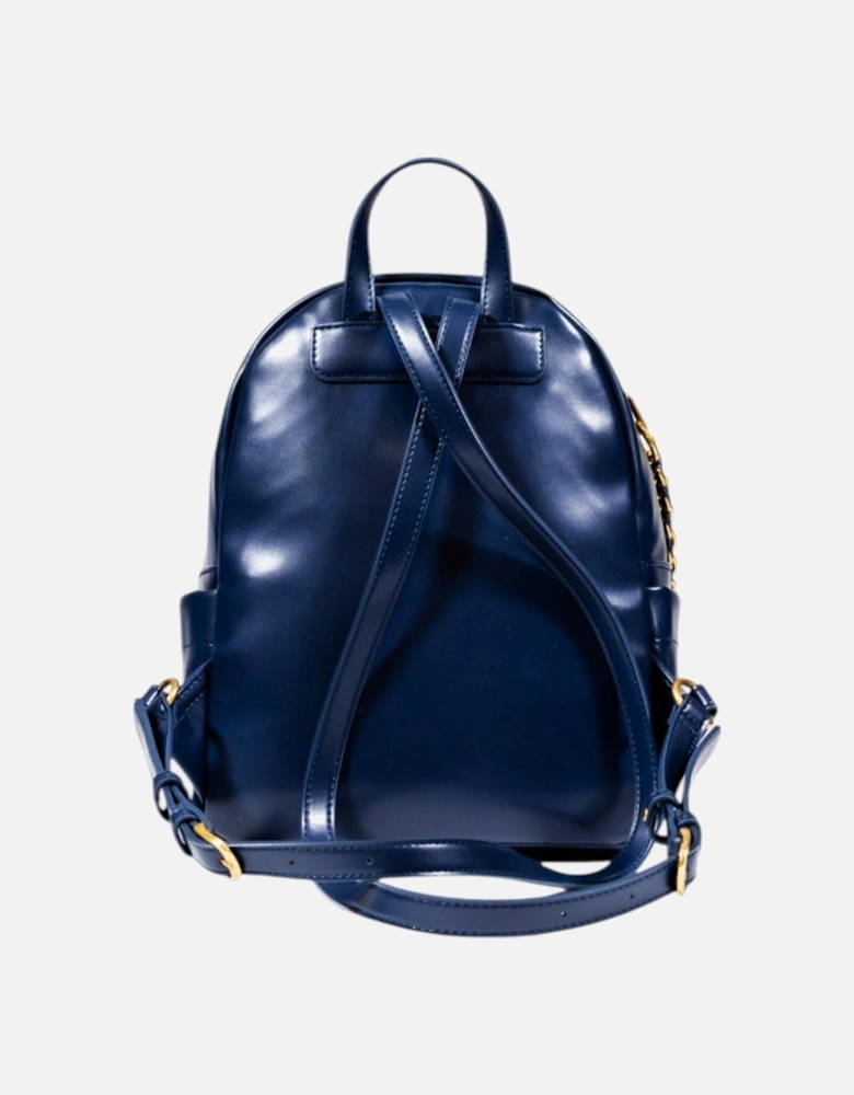 Rucksack with Zip and Multiple Pockets Women - Blue Bags