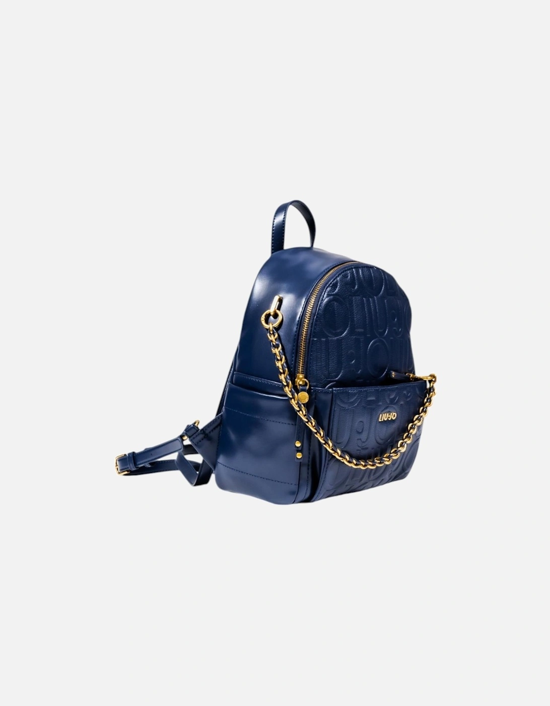 Rucksack with Zip and Multiple Pockets Women - Blue Bags
