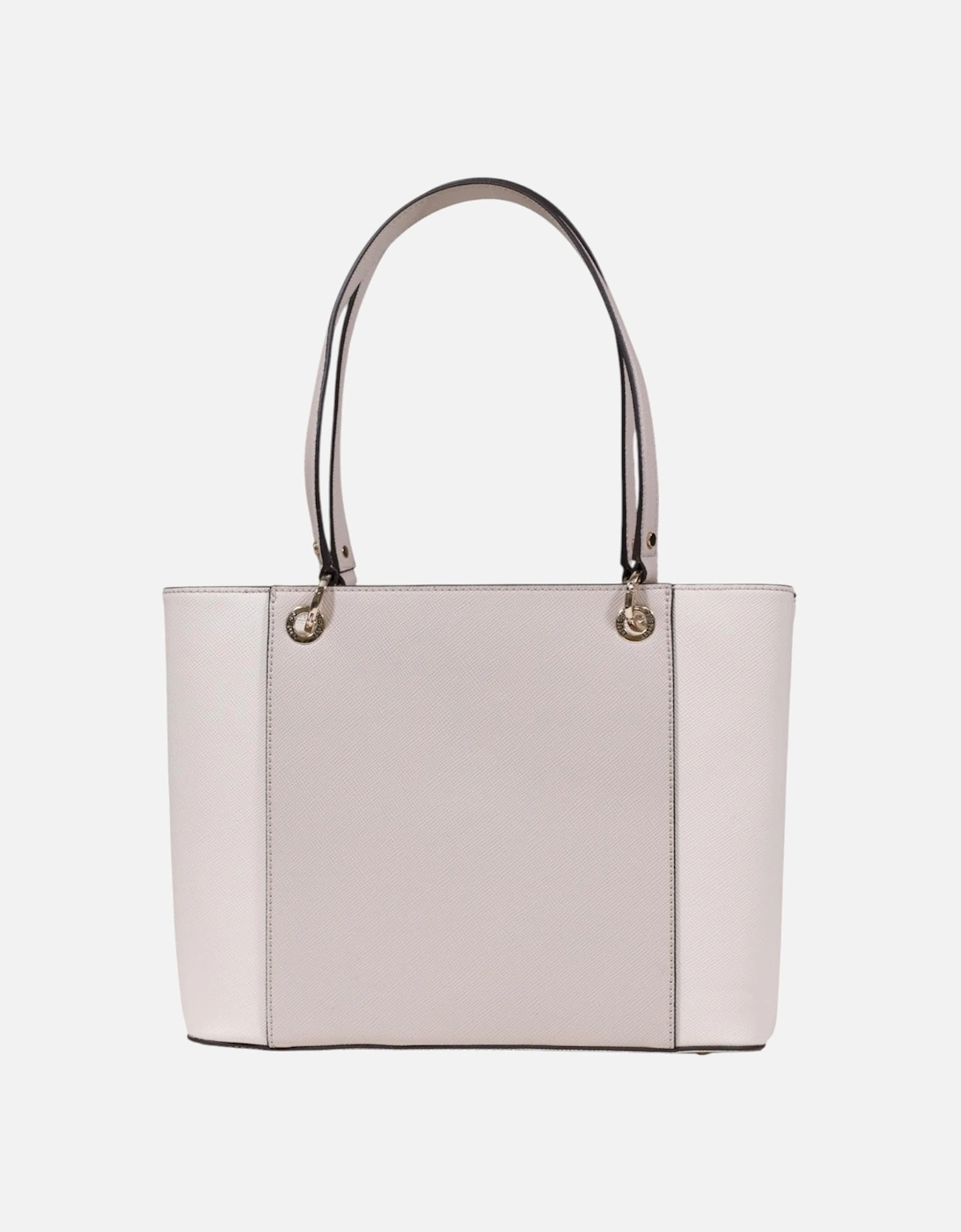 Handbag with Zip and Inside Pockets Women - Beige Bags