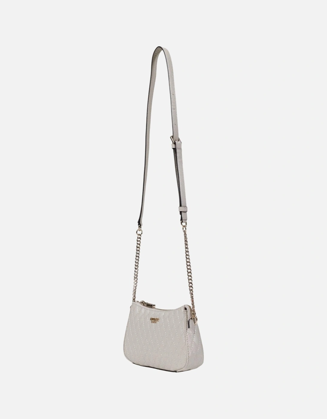 Shoulder Bag with Zip and Inside Pockets Women - Beige
