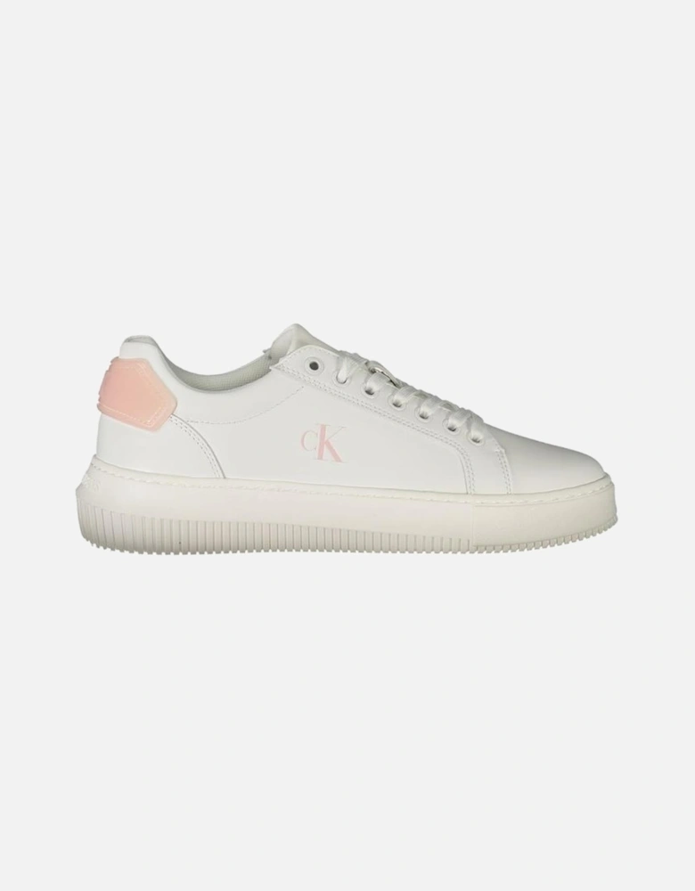 Sleek Athletic Sports Shoes with Contrasting Details Women - White