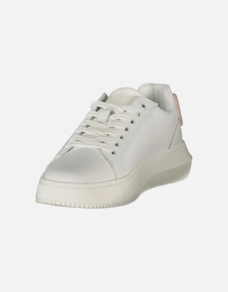 Sleek Athletic Sports Shoes with Contrasting Details Women - White