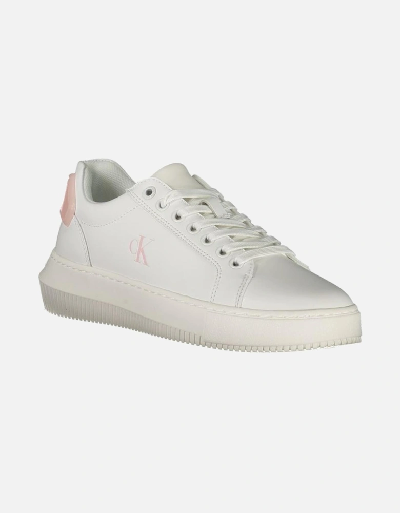 Sleek Athletic Sports Shoes with Contrasting Details Women - White
