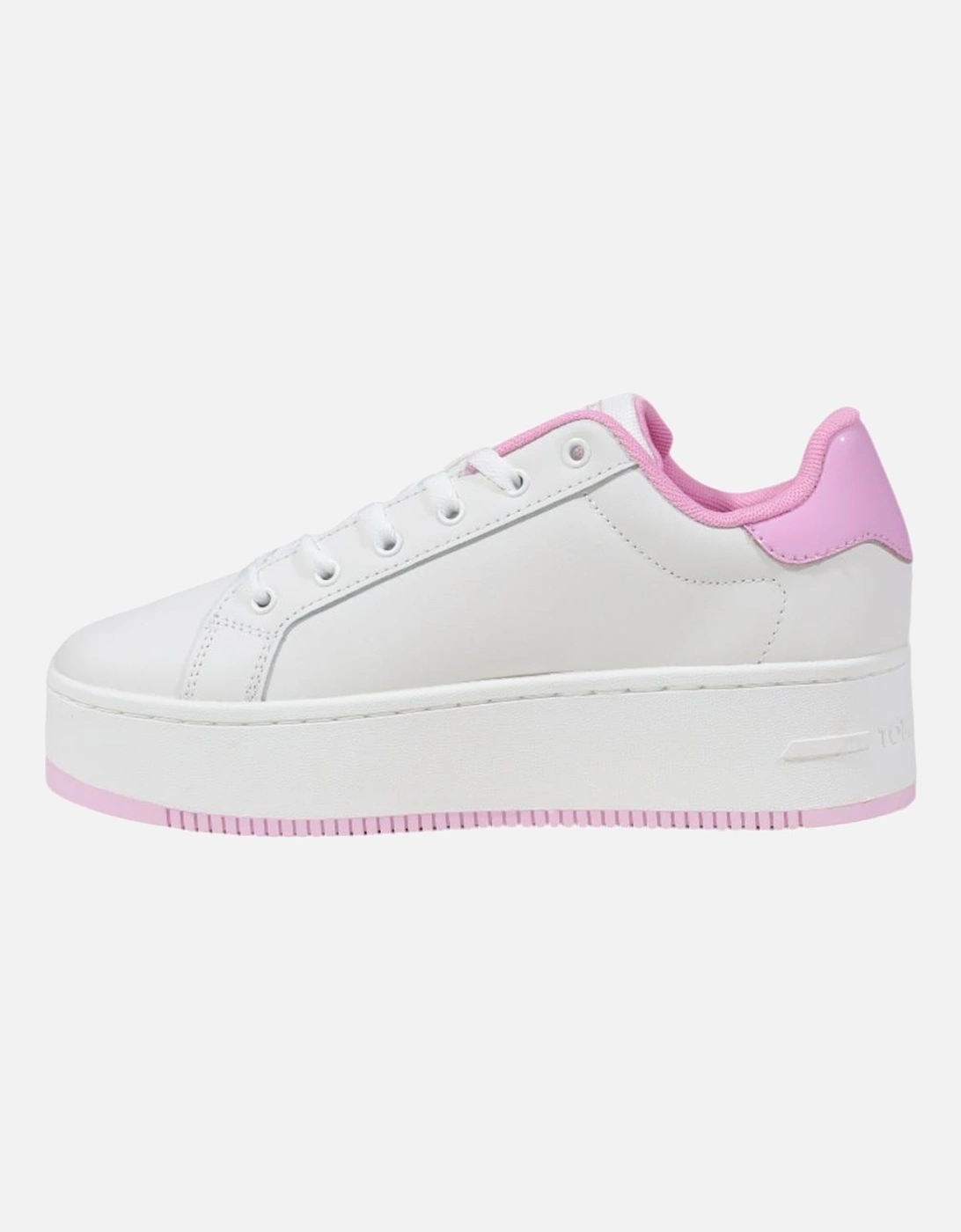 Slip-On Sporty Leather Sneakers Women - Pink