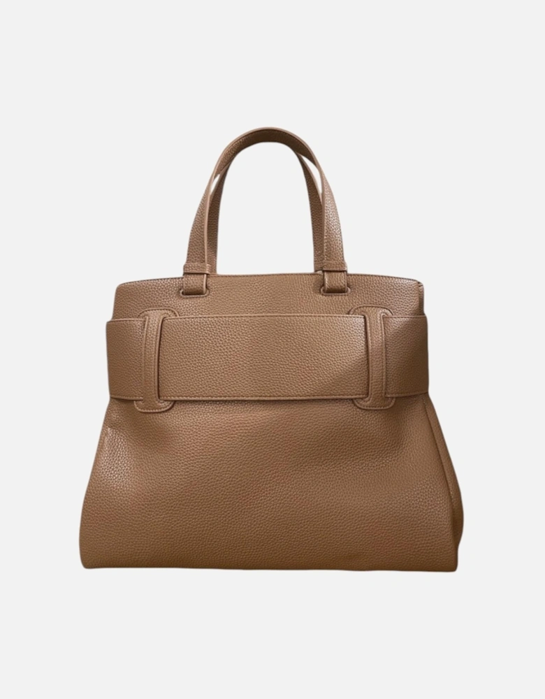 Magnetic Fastening Bag with Inside Pockets Women - Brown