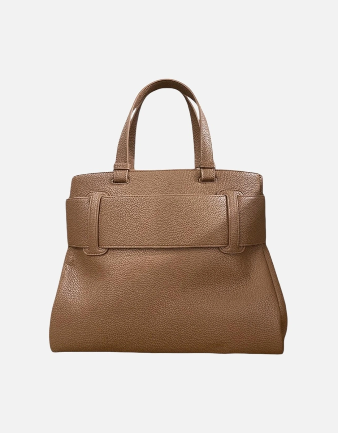 Magnetic Fastening Bag with Inside Pockets Women - Brown