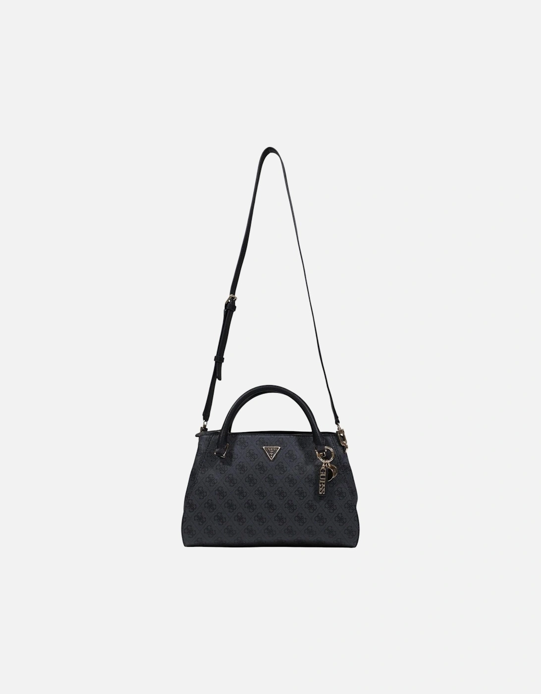 Printed Handbag with Shoulder Strap and Zip Closure Women - Grey Bags, 4 of 3