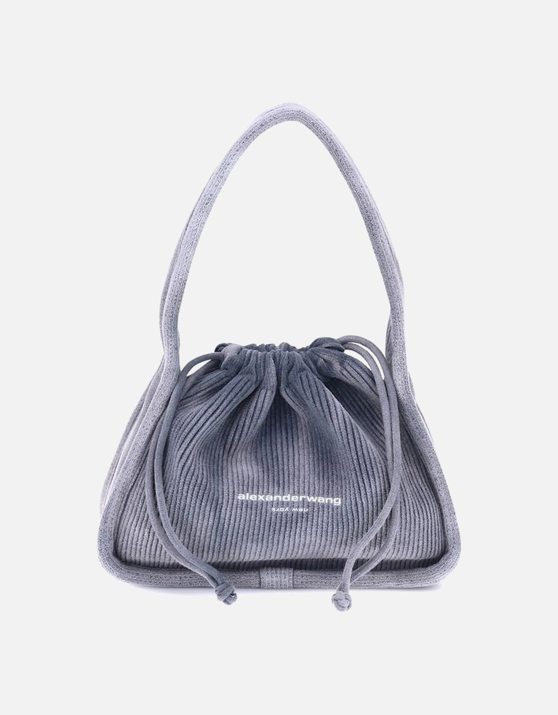 Ryan Small Ribbed Fabric Handbag Women - Light Blue, 5 of 4