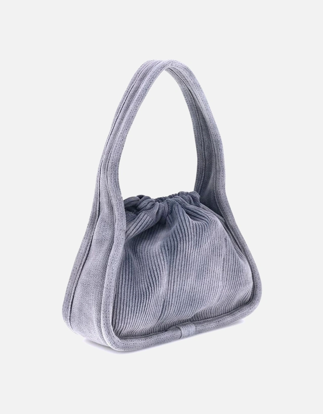 Ryan Small Ribbed Fabric Handbag Women - Light Blue