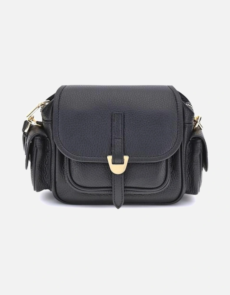 Campus Mini Grained Leather Handbag Women - Black Shoulder Bags