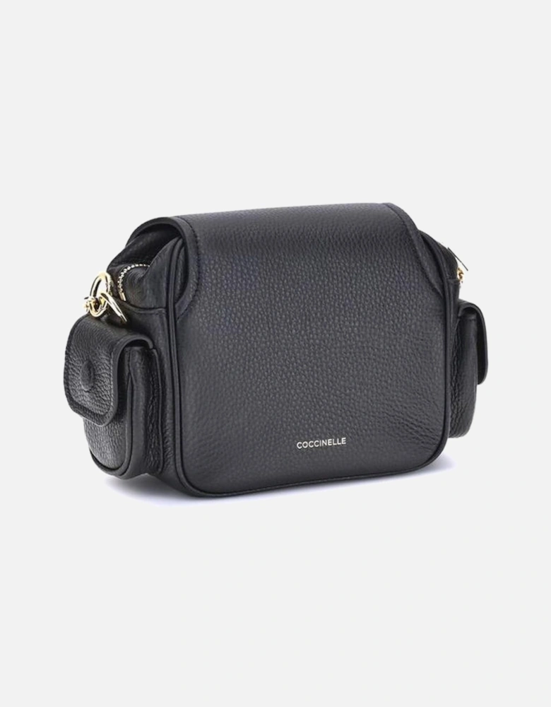 Campus Mini Grained Leather Handbag Women - Black Shoulder Bags