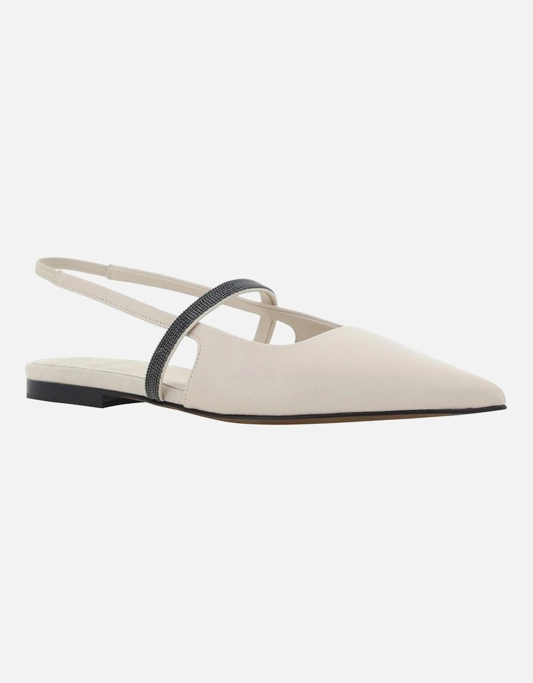 Calf Leather Pointed Toe Elasticated Boots Women - White Shoes