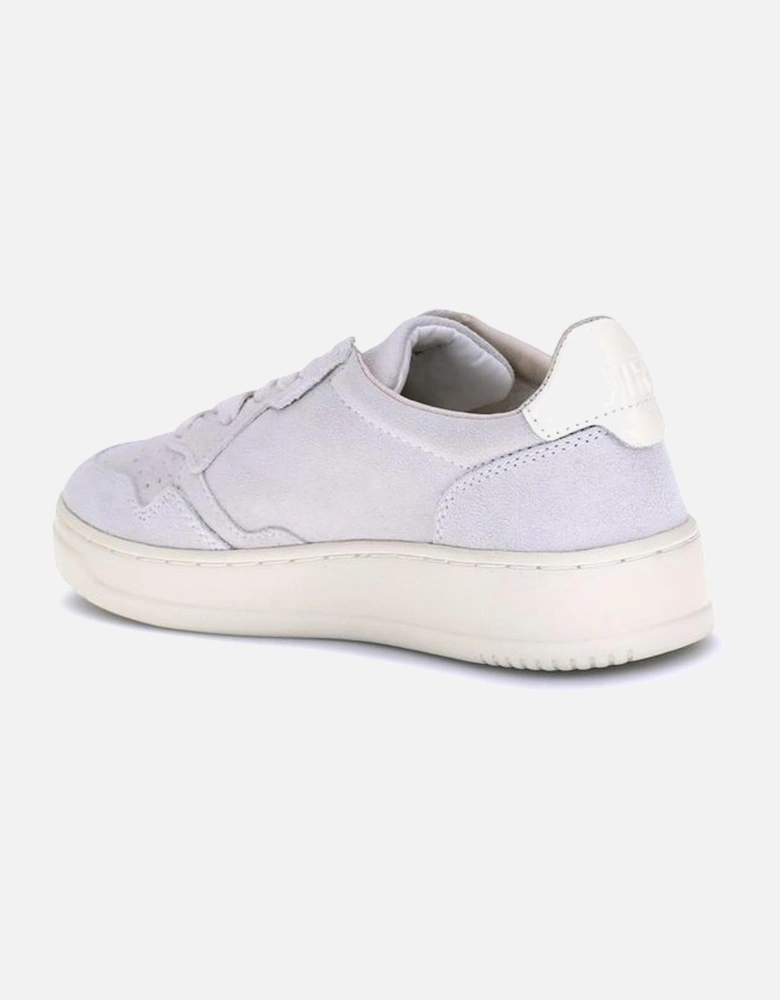 Medalist Low Leather Perforated Toe Sneakers Women - White